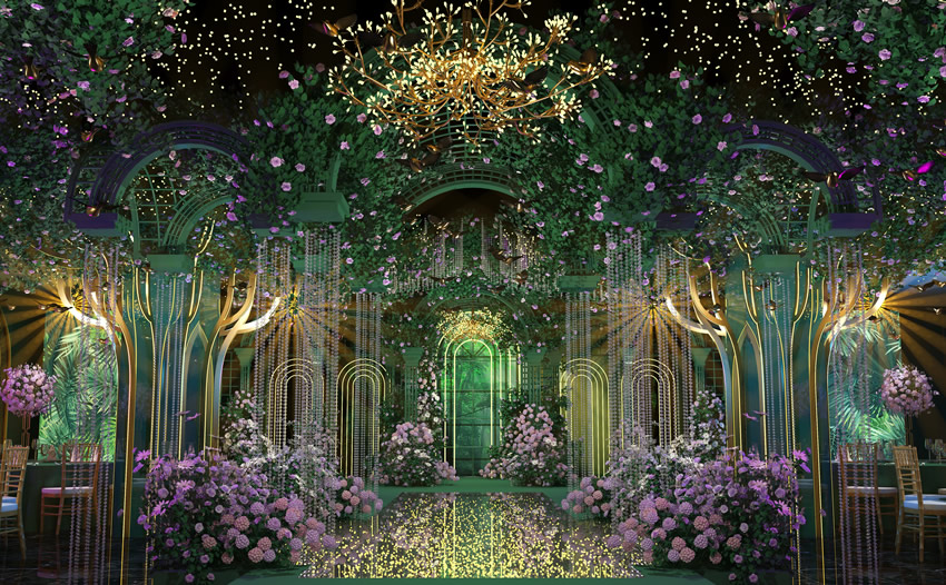 兰溪奇妙森林婚礼堂效果展示